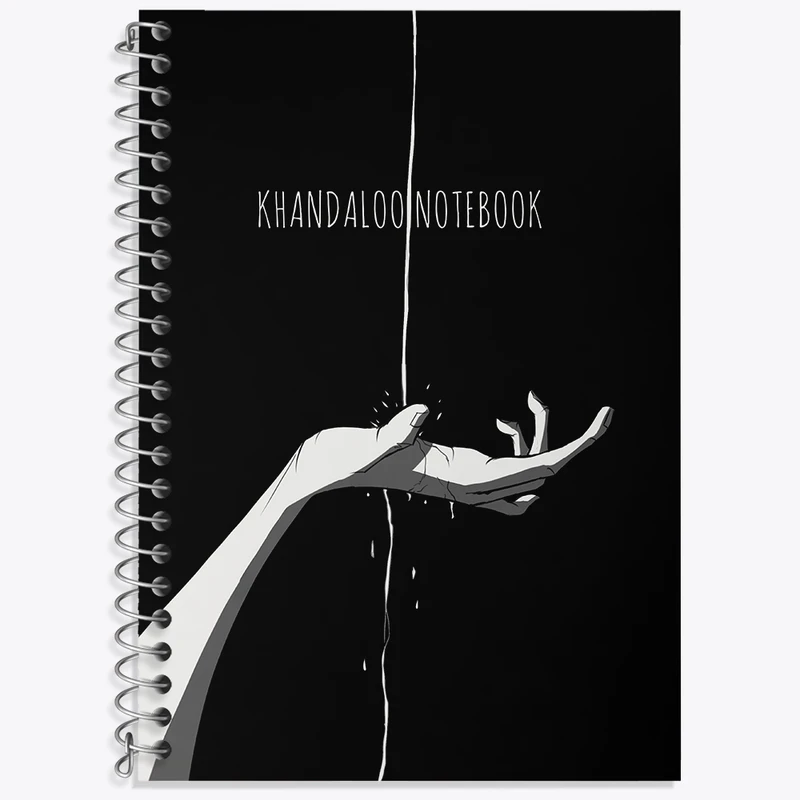 دفتر زبان 50 برگ خندالو مدل سه خط طرح فانتزی کد N7985