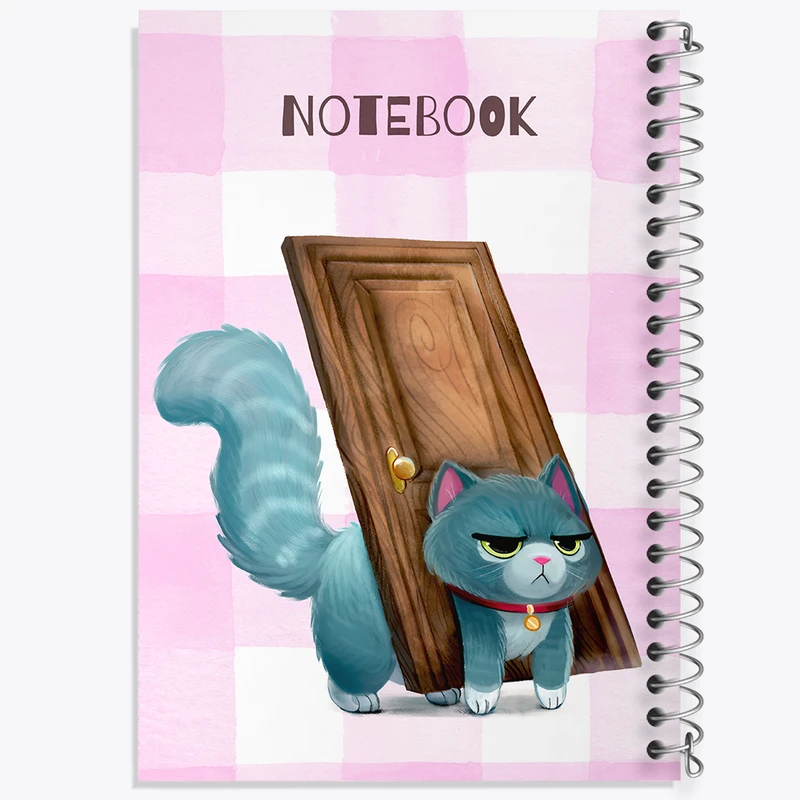 دفتر مشق 50 برگ خندالو طرح گربه بامزه کد N6531