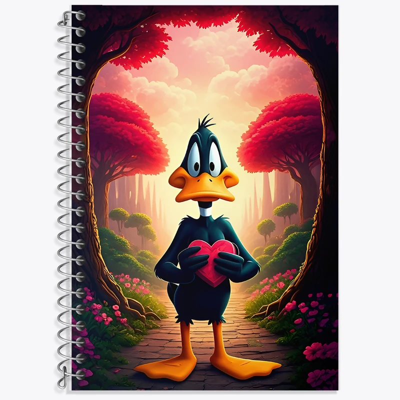 دفتر نت موسیقی 50 برگ خندالو طرح دافی داک (Daffy Duck) کد F11754