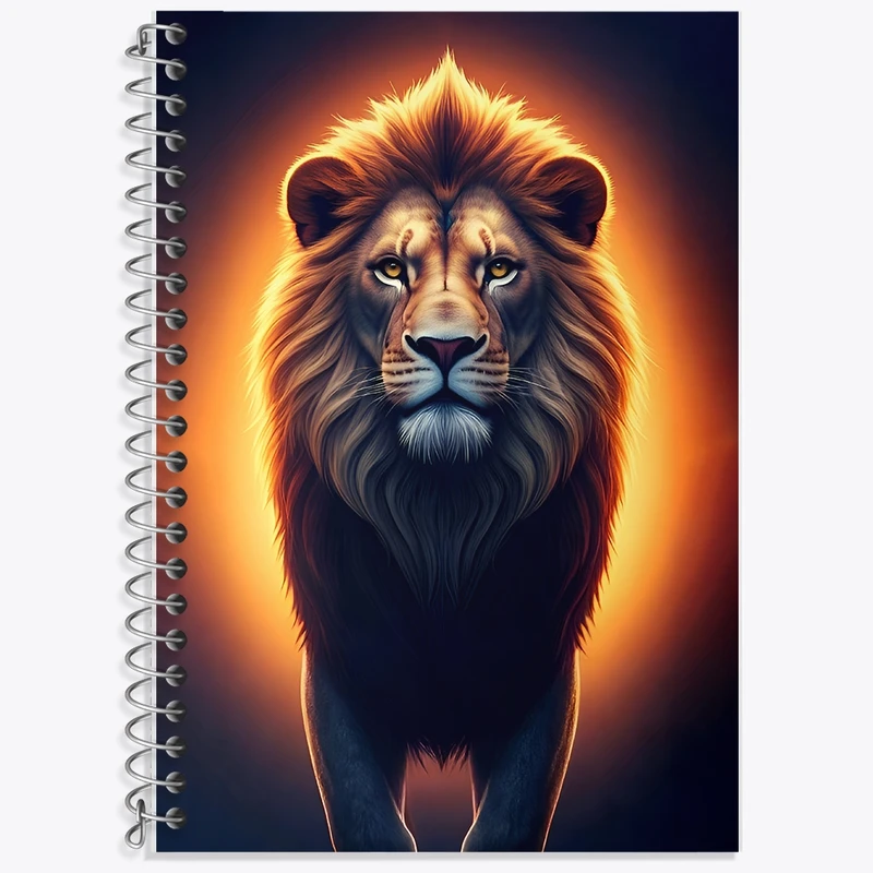 دفتر لغت 50 برگ خندالو طرح شیر کد F11758