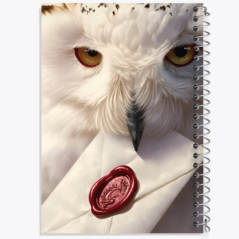 دفتر مشق 100 برگ خندالو طرح جغد کد F8564