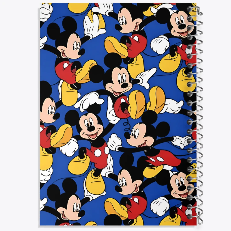 دفتر نقاشی 50 برگ خندالو طرح پترن میکی موس کد N7084