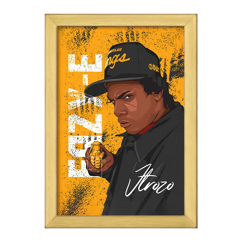 تابلو خندالو طرح ایزی ای (Eazy-E) کد F4636