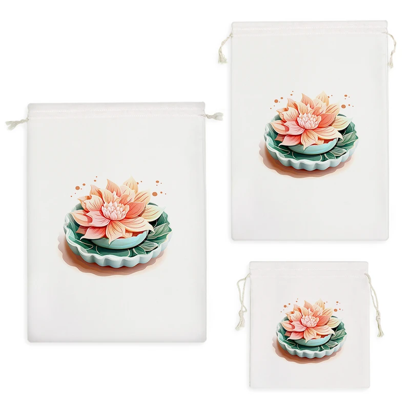 نظم دهنده خندالو مدل گل نیلوفر کد 10217 مجموعه 3 عددی