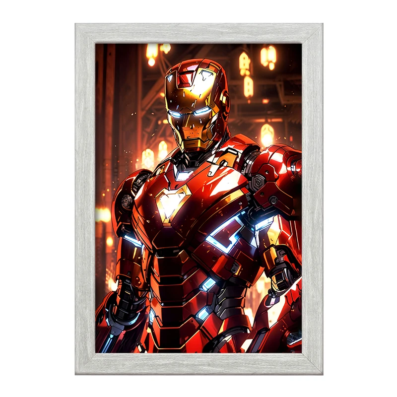 تابلو خندالو طرح مرد آهنی مارول (Marvel) کد F9315