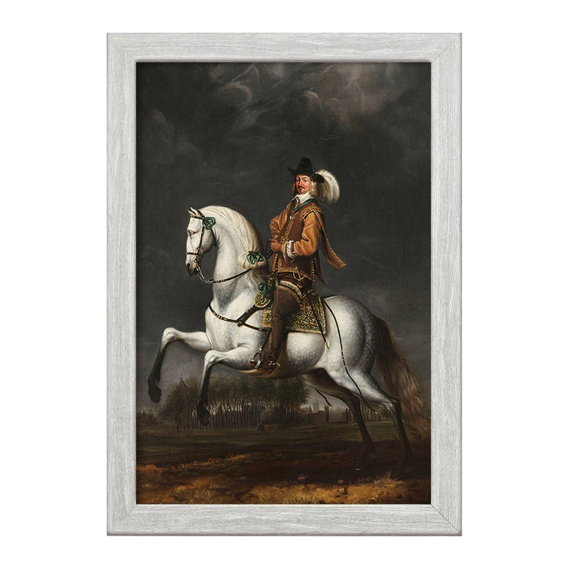 تابلو خندالو طرح پرتره یوهان ولفرت ون بریدرود اثر یان ون روسوم کد F12253