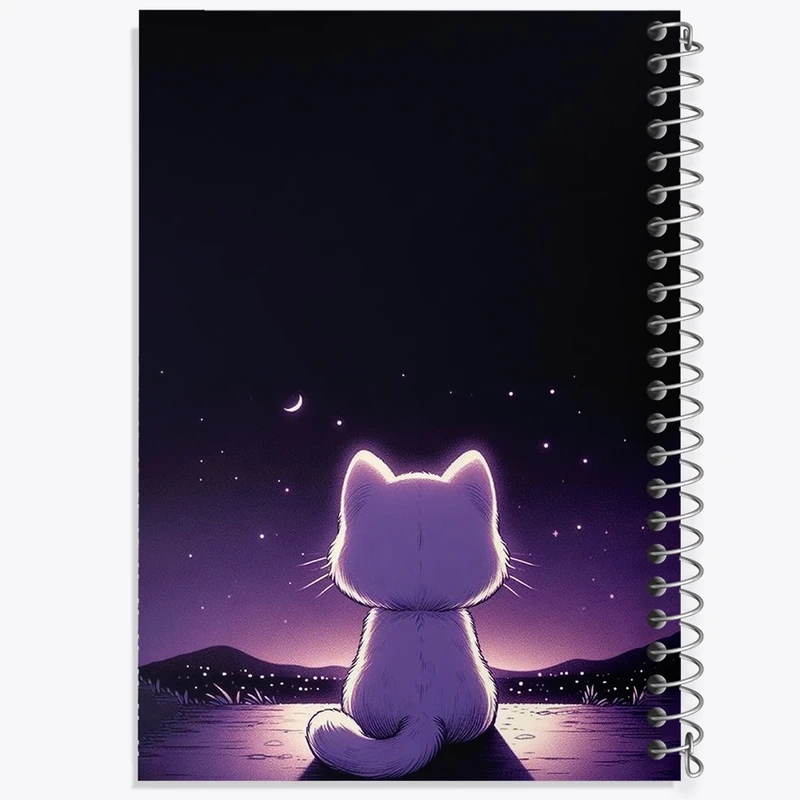 دفتر شطرنجی 50 برگ خندالو طرح گربه (Cat) کد F2929