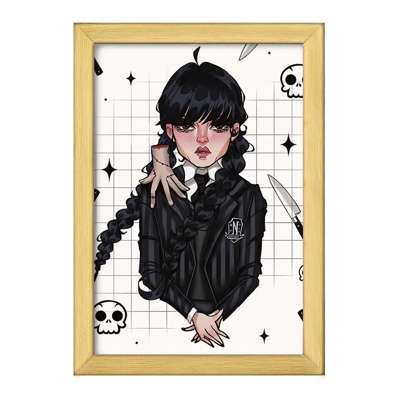 تابلو خندالو طرح ونزدی (Wednesday) کد F2470