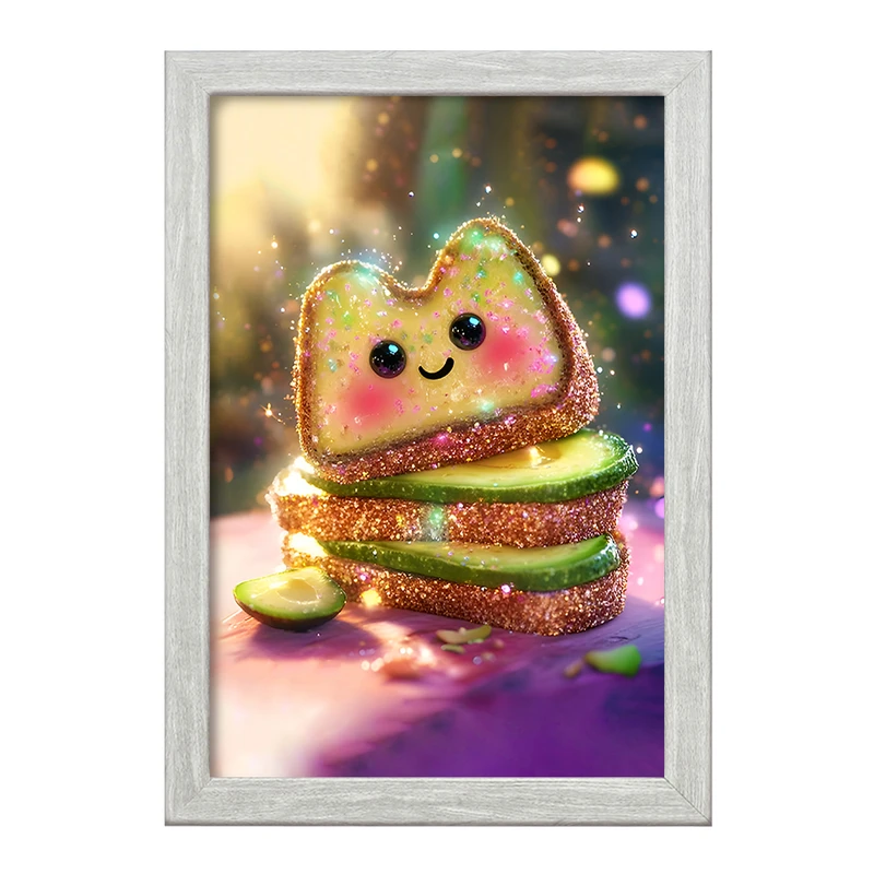 تابلو خندالو طرح نان تست کیوت کد F11512