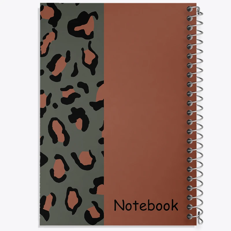 دفتر نقاشی 50 برگ خندالو طرح بافت پلنگی کد N6699