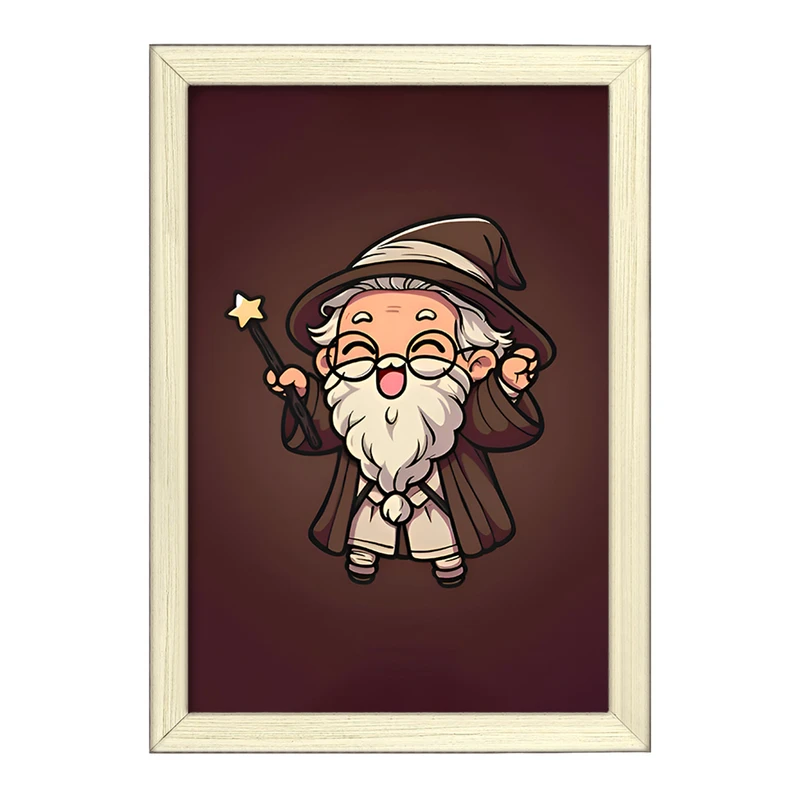 تابلو خندالو طرح گندالف هری پاتر (Harry Potter) کد F9404