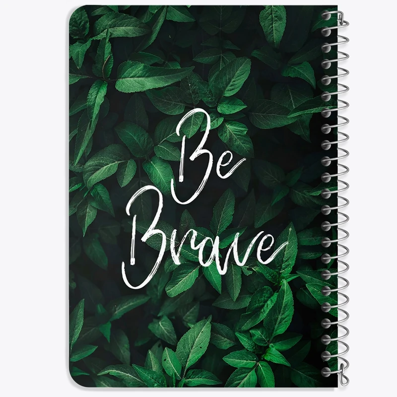 دفتر یادداشت 50 برگ خندالو طرح Be Brave کد F5648
