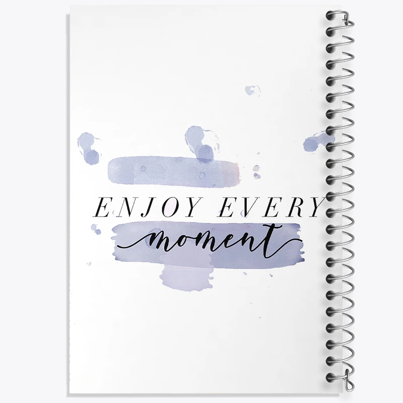 دفتر مشق 100 برگ خندالو طرح Enjoy Every Moment کد F11438