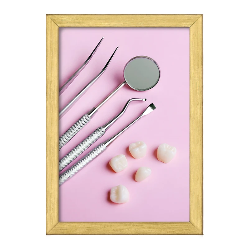 تابلو خندالو طرح دندان و دندان پزشکی کد F9824