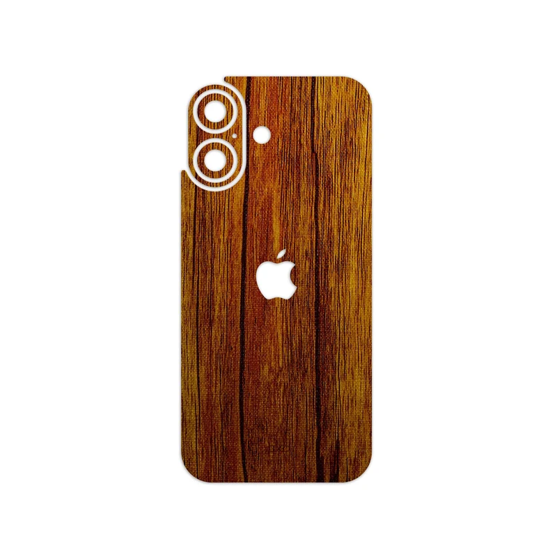 برچسب پوششی ماهوت مدل Orange-Wood مناسب برای گوشی موبایل اپل iPhone 17