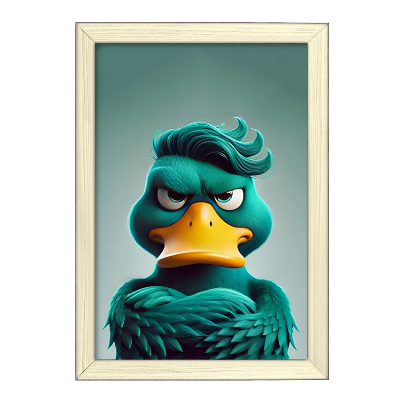 تابلو خندالو طرح اردک عصبانی کد F11829