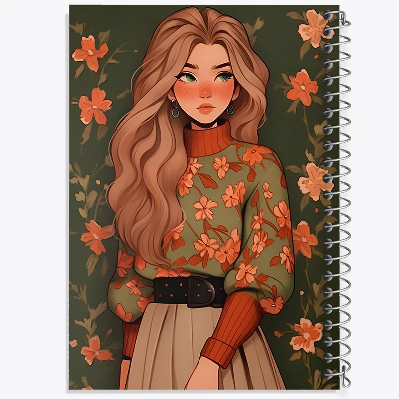 دفتر نقاشی 50 برگ خندالو طرح دخترانه کد F4237