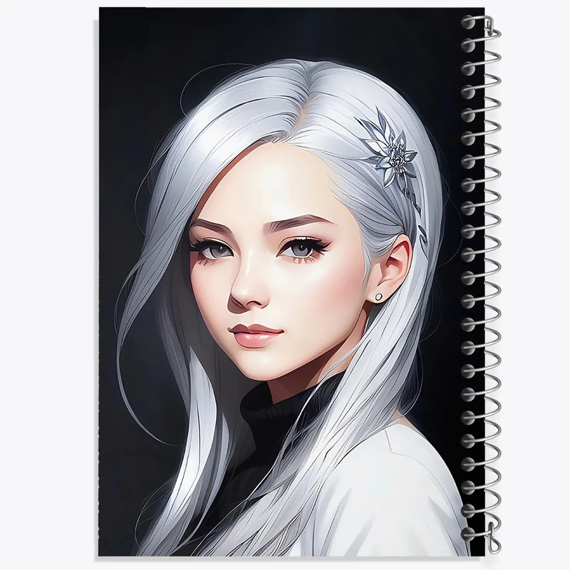 دفتر طراحی 50 برگ خندالو طرح دخترانه کد N19