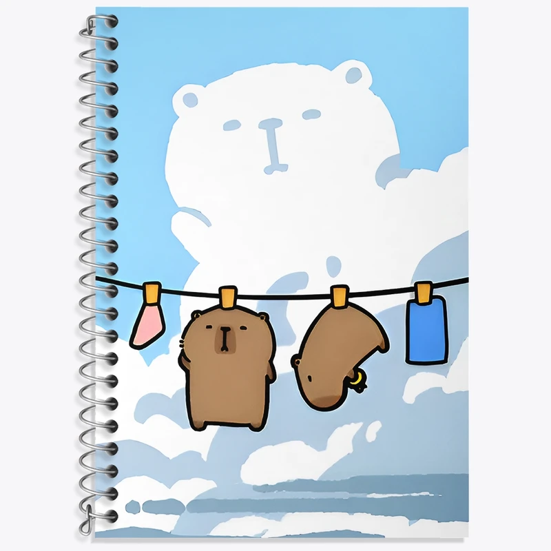 دفتر لغت 50 برگ خندالو طرح خرس بامزه کد N7060