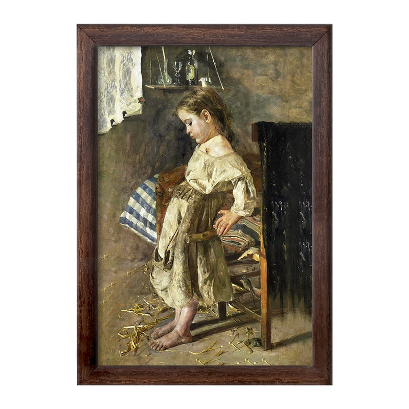 تابلو خندالو طرح نقاشی سلاح مهربان اثر استآنتونیو مانچینی کد F12283