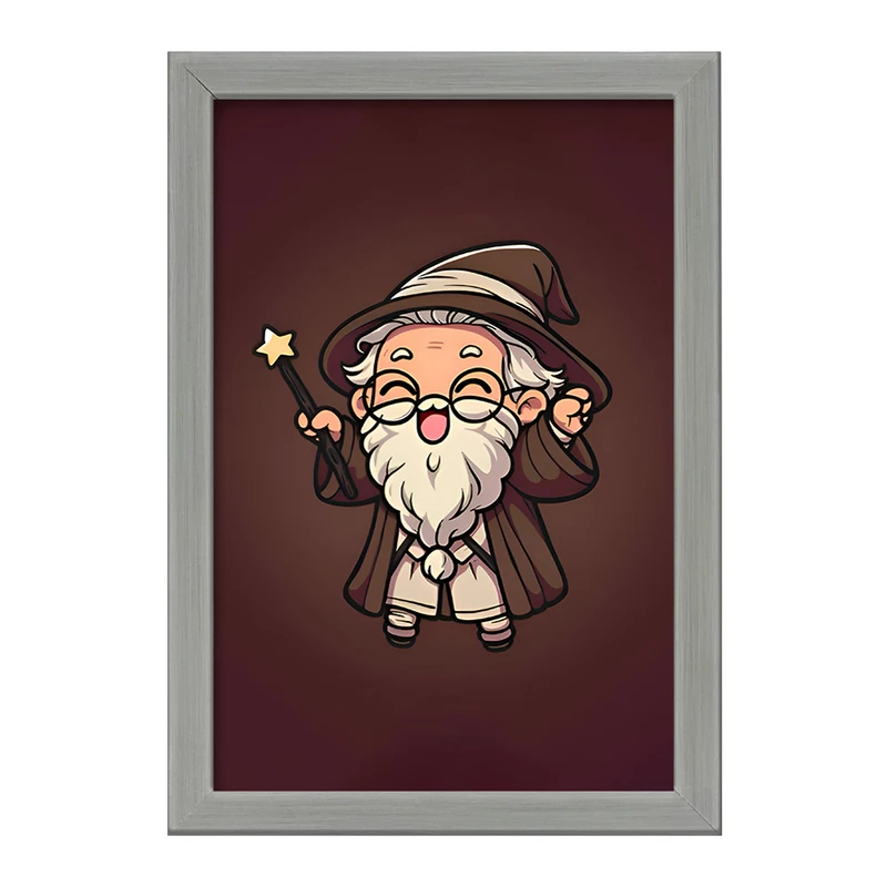 تابلو خندالو طرح گندالف هری پاتر (Harry Potter) کد F9404