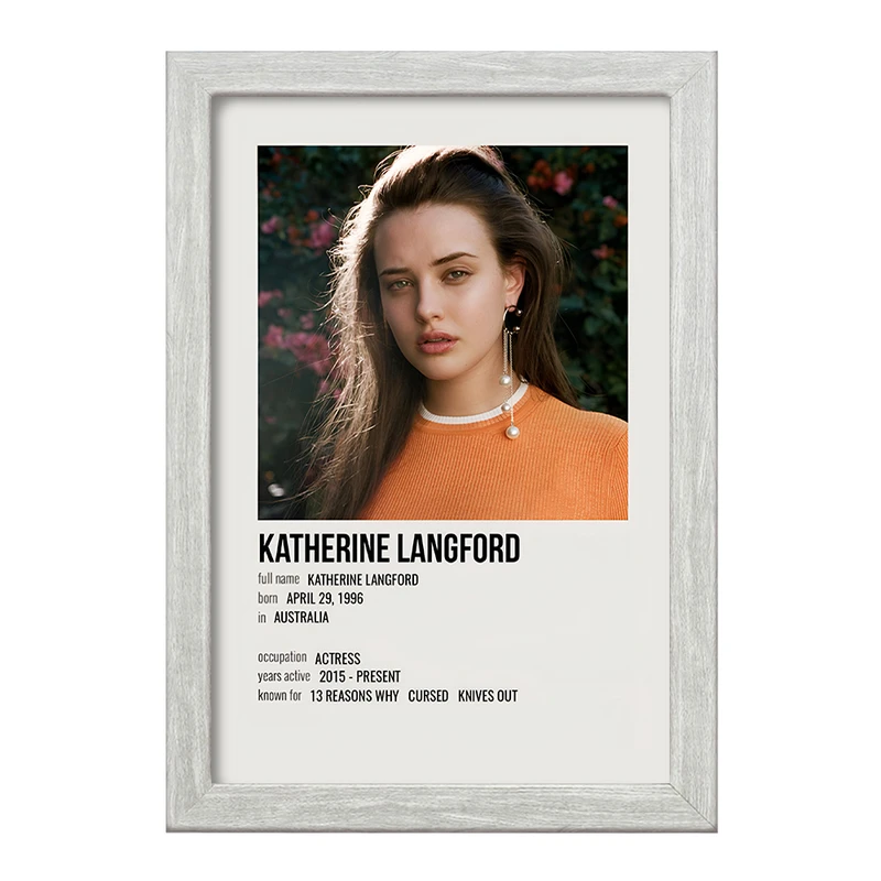 تابلو خندالو طرح کاترین لانگفورد (Katherine Langford) کد F13152