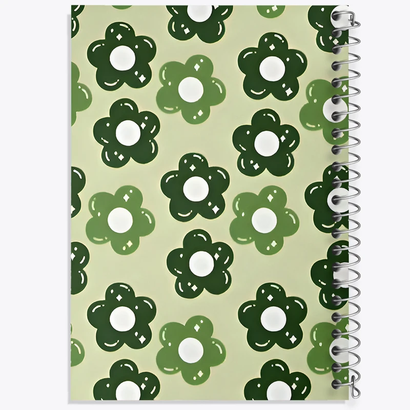 دفتر مشق 50 برگ خندالو طرح گل گلی کد N6674