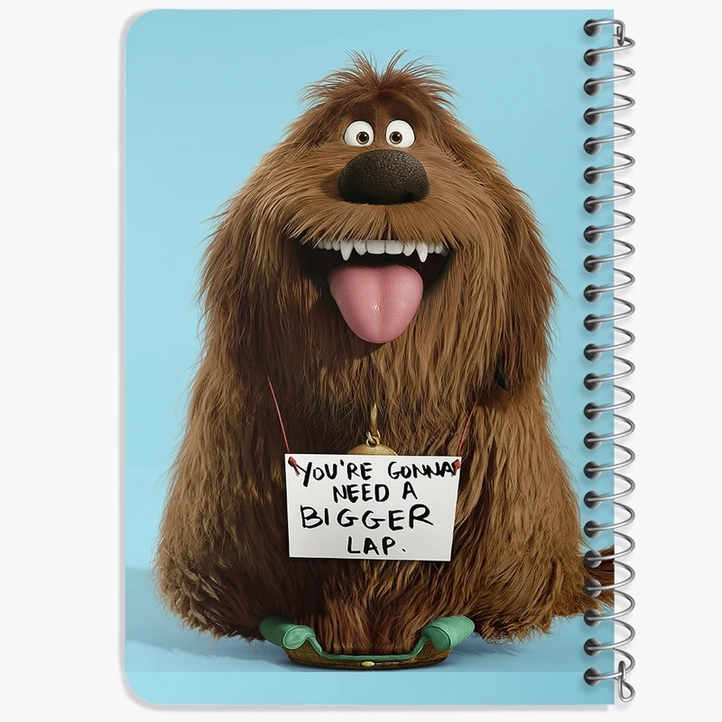 دفتر یادداشت 50 برگ خندالو طرح زندگی پنهان حیوانات خانگی The Secret Life of Pets  کد 10678