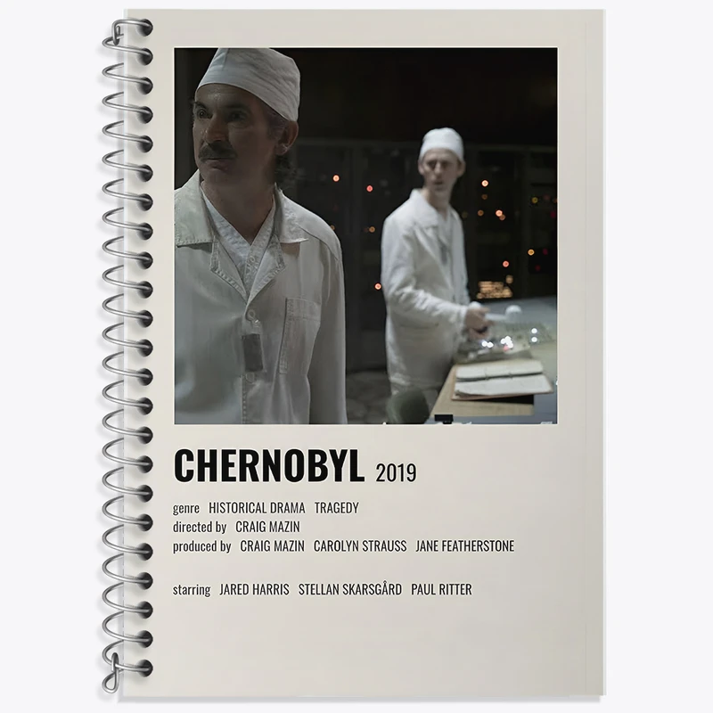 دفتر نت موسیقی 50 برگ خندالو طرح چرنوبیل (Chernobyl) کد F13347