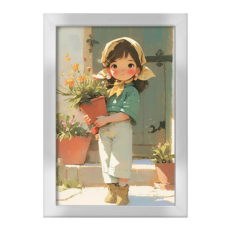 تابلو خندالو طرح دخترانه کودکانه کد F10934