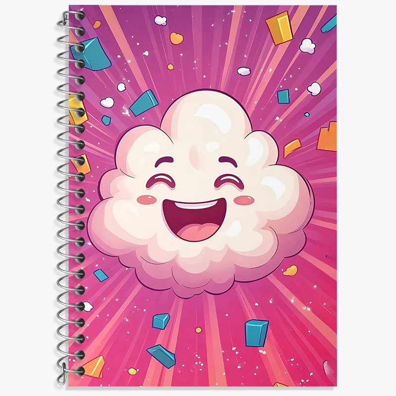 دفتر نت موسیقی 50 برگ خندالو طرح ابر خندان کد N6854