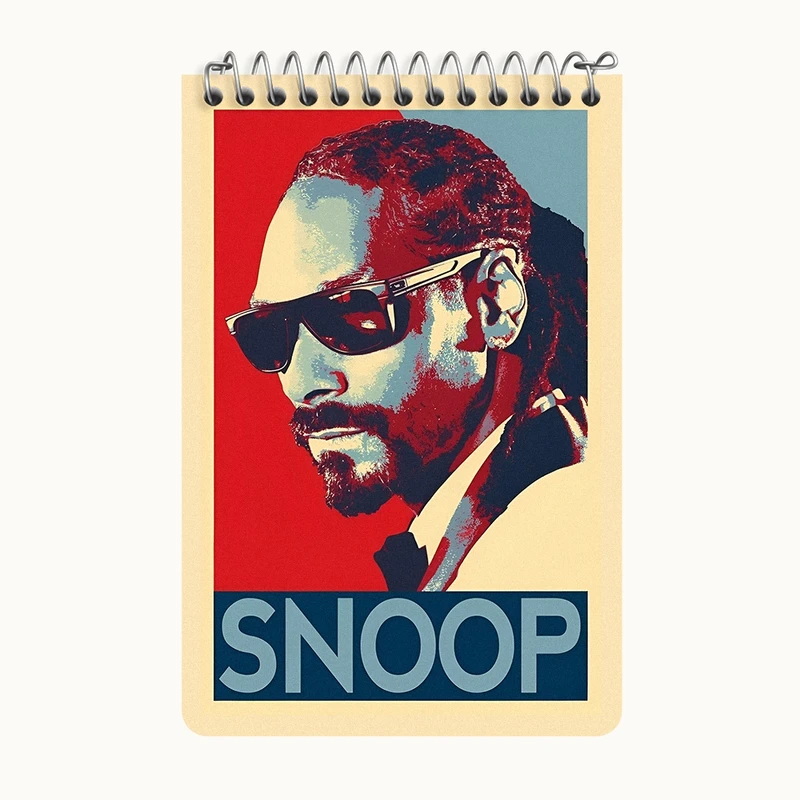 دفتر یادداشت 50 برگ خندالو طرح اسنوپ(Snoop) کد F6477