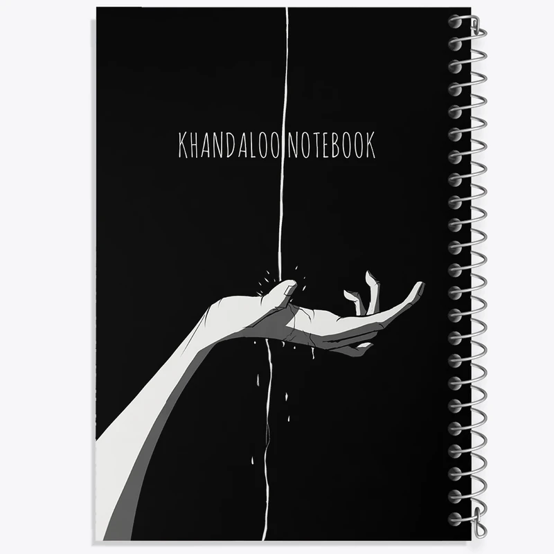 دفتر ژورنال نویسی 50 برگ خندالو مدل نقطه ای طرح فانتزی کد N7985