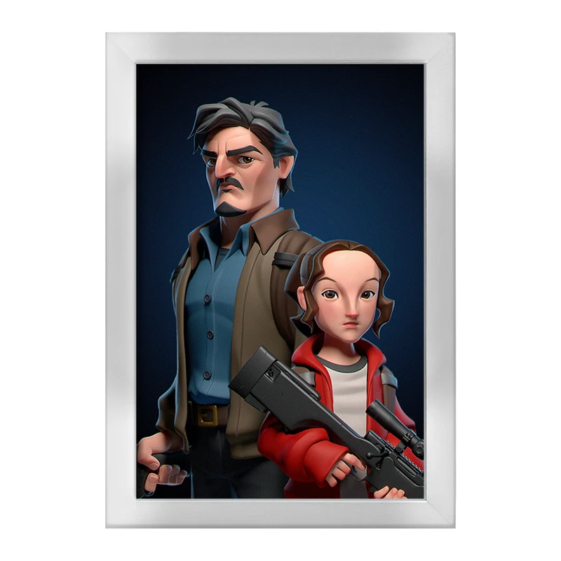 تابلو خندالو طرح لست آف آس (The Last Of Us) کد F879
