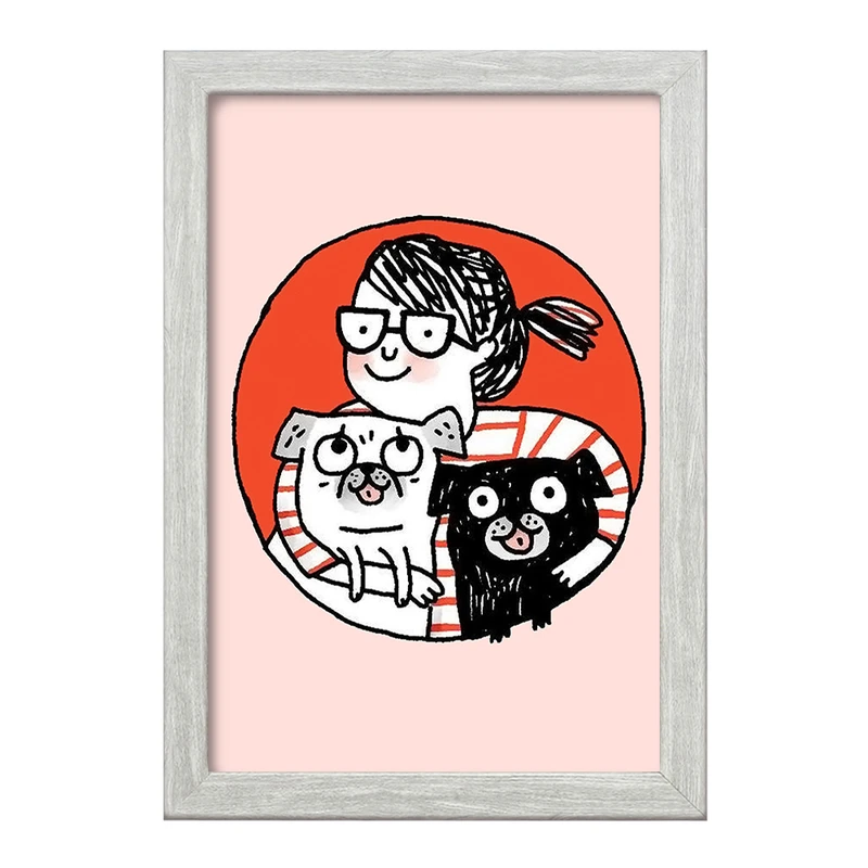 تابلو خندالو طرح حمایت از حیوانات کد 27371