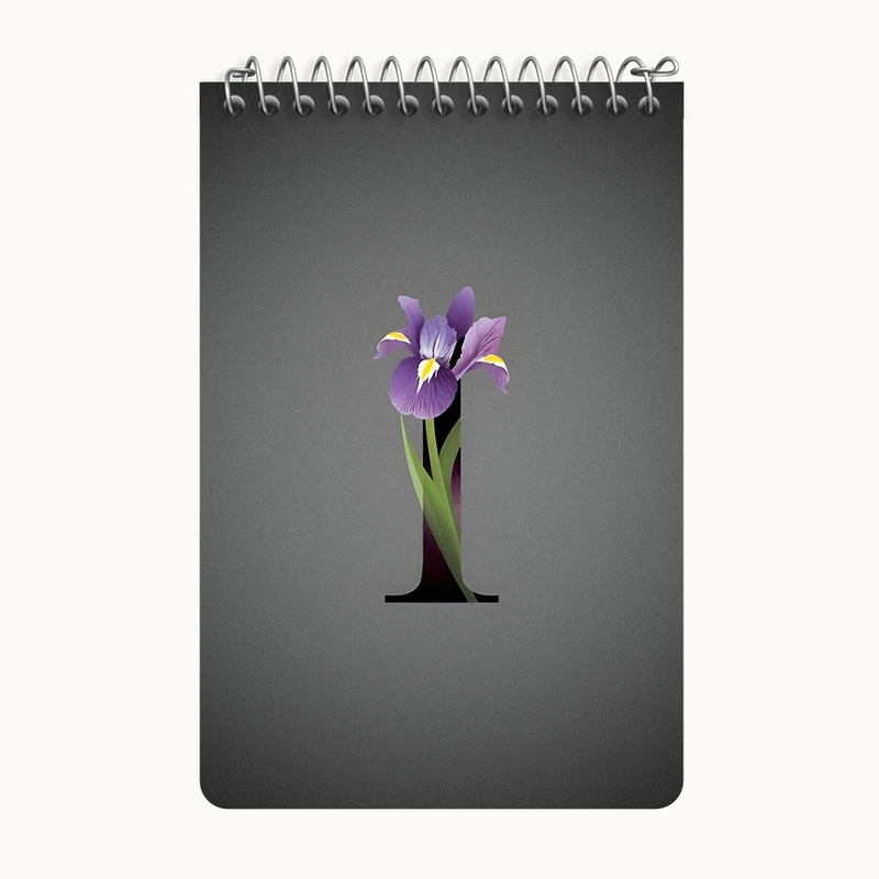 دفتر یادداشت 50 برگ خندالو طرح حرف I کد F4321