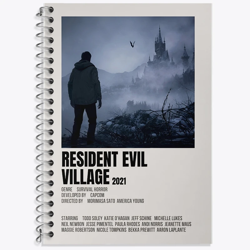 دفتر لغت 50 برگ خندالو طرح رزیدنت ایول (Resident Evil) کد F13457