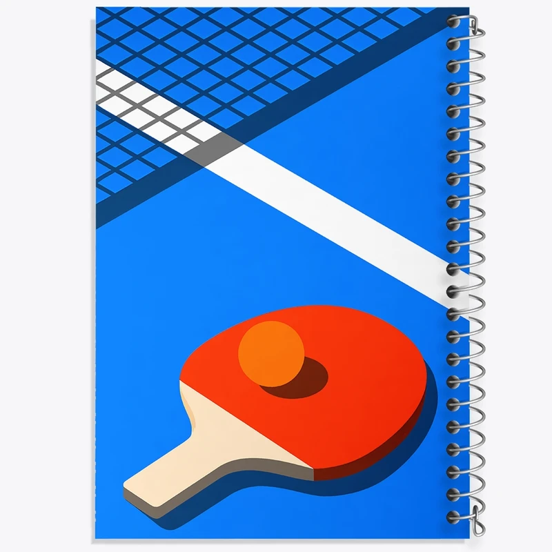 دفتر لیست خرید 50 برگ خندالو طرح پینگ پنگ (ping pong) کد F12002