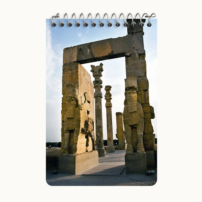 دفتر یادداشت 50 برگ خندالو طرح تخت جمشید کد F6336