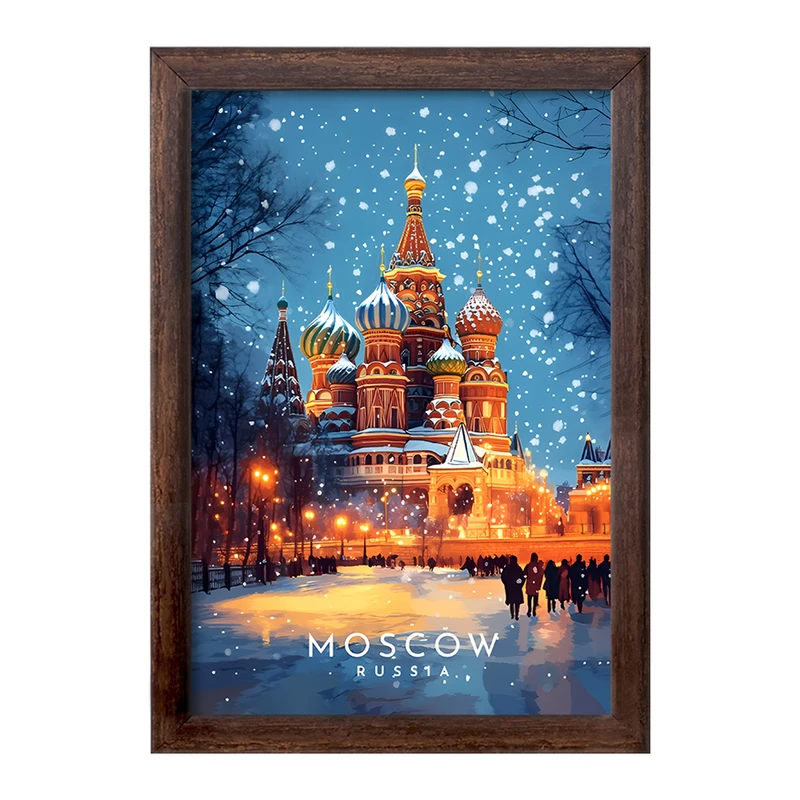 تابلو خندالو طرح مسکو (Moscow) کد F12895