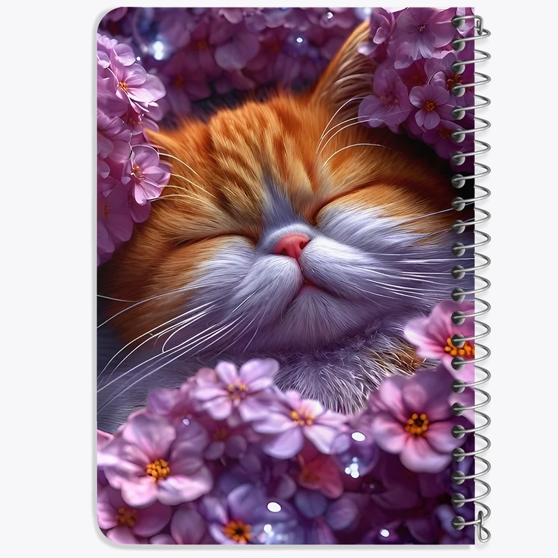 دفتر یادداشت 50 برگ خندالو طرح گربه خوابالو کد F12825