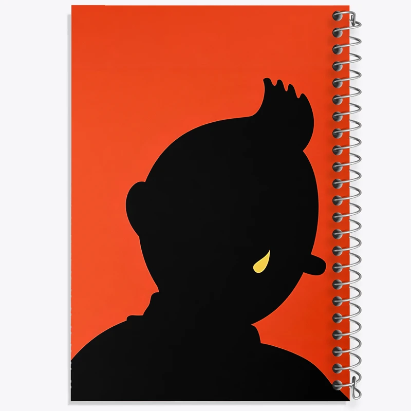 دفتر مشق 100 برگ خندالو طرح تن تن (Tintin) کد F10331