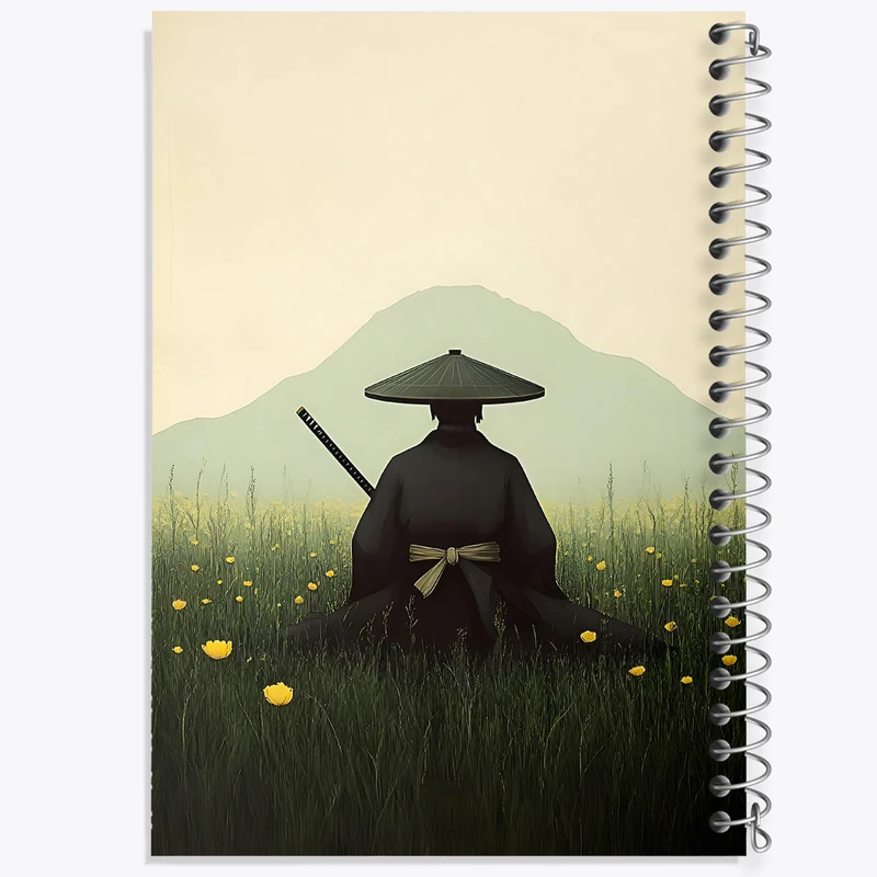 دفتر مشق 50 برگ خندالو طرح سامورایی کد N8441