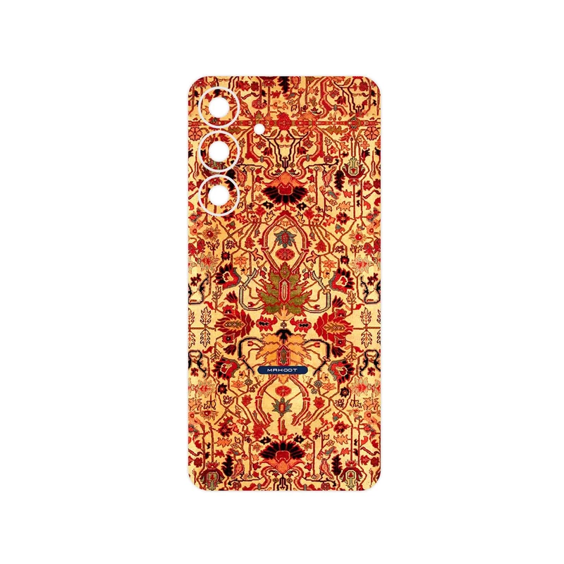 برچسب پوششی ماهوت مدل Persian_Carpet_Yellow مناسب برای گوشی موبایل سامسونگ Galaxy S25 FE
