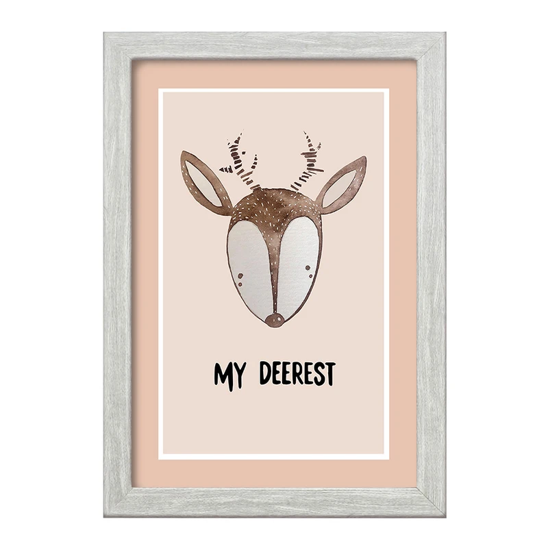 تابلو خندالو طرح گوزن کد F11488