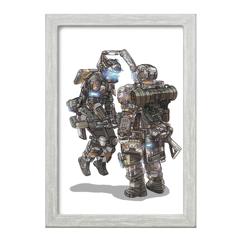 تابلو خندالو طرح بازی تایتان فال (Titanfall) کد 32594