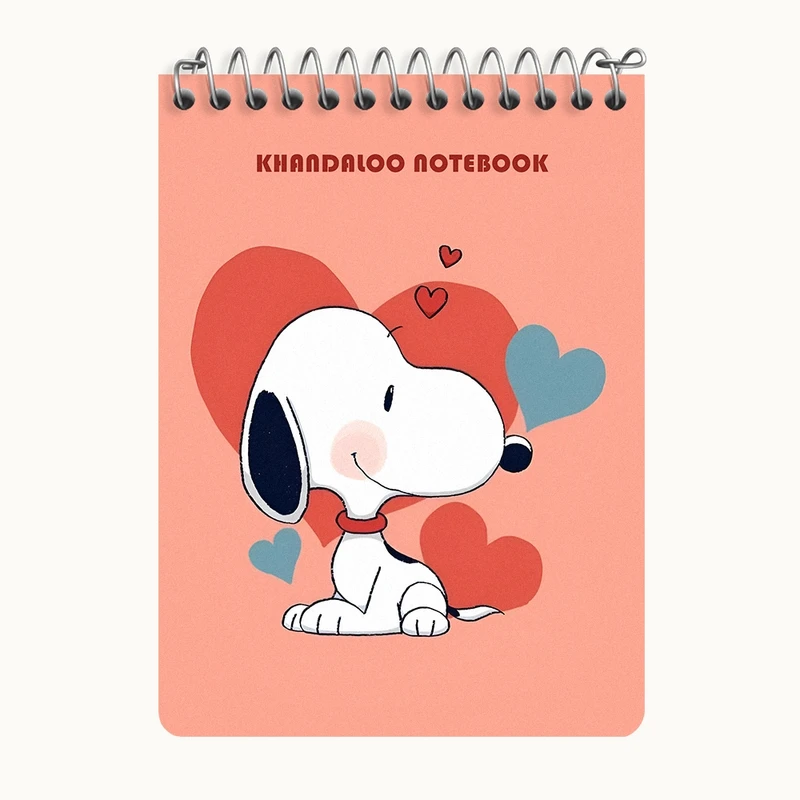دفتر یادداشت 50 برگ خندالو طرح اسنوپی (snoopy) کد N6355