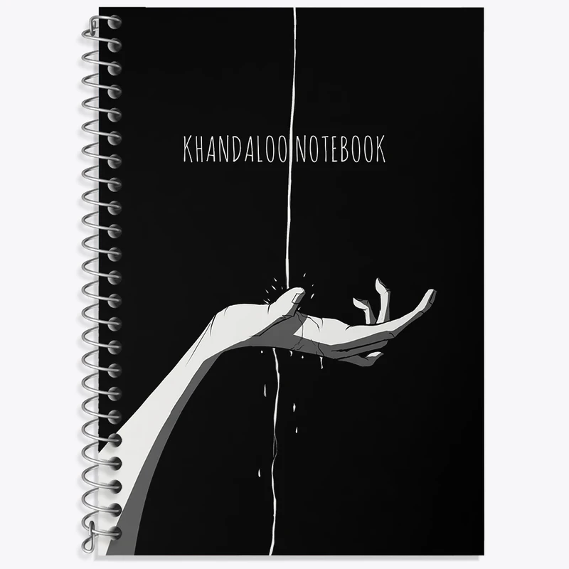 دفتر زبان 50 برگ خندالو مدل دو خط طرح فانتزی کد N7985