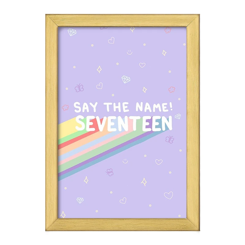 تابلو خندالو طرح گروه سونتین Seventeen  کد 21663