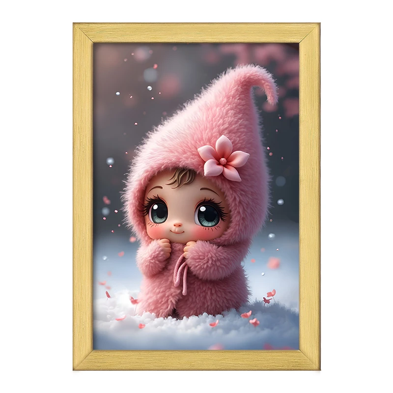 تابلو خندالو طرح دخترانه کیوت کد F11708